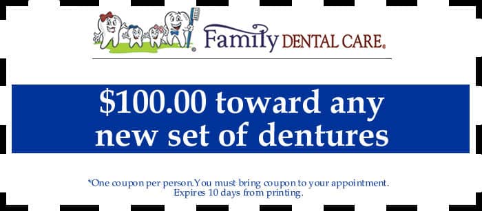 Family Dental Care Coupon Offer